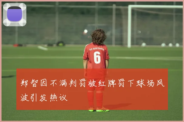郑智因不满判罚被红牌罚下球场风波引发热议